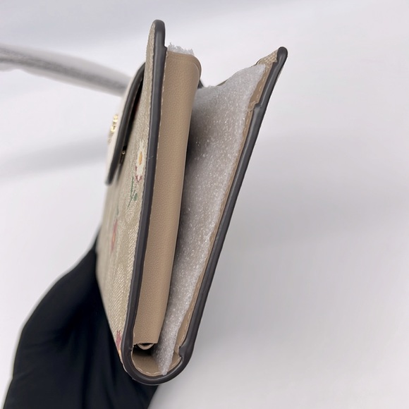 Coach Tech Wallet In Signature Canvas With Nostalgic Ditsy Print - Picture 6 of 15